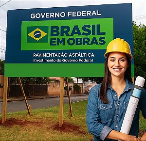 Placa de Obra laminação Fosca