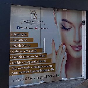 Adesivo Perfurado para Vitrine