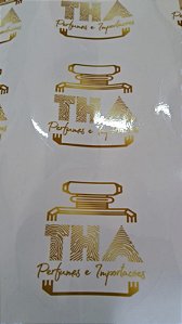 Adesivo de Vinil Transparente BRILHO 100und