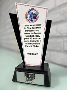 Troféu em Acrílico Personalizado