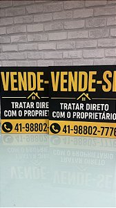 Placa de PVC com Impressão UV