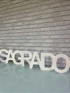 Letras de mesa em Acrilico