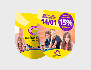 Móbile Tipo U Personalizados 23x23cm