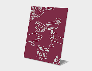 Display em L Personalizado 8,5x5,4cm 10und