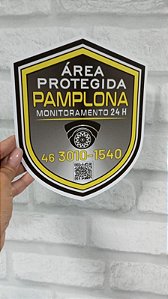 Placa Monitoramento 24 Horas