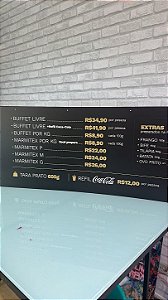 Placa PVC 3mm com Impressão UV