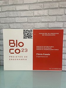 Placa de PVC com Impressão UV