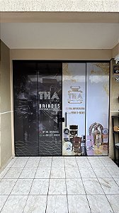 Adesivo Perfurado para vitrine de loja