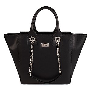 Tote Bag Classic Cor Preto Marca Lefity