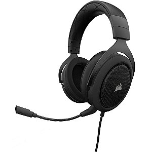 Headset Gamer Corsair HS50 Estéreo Carbon