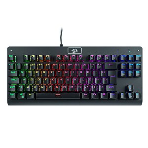 Teclado Mecânico Redragon Dark Avenger RGB Switch Red - ABNT2