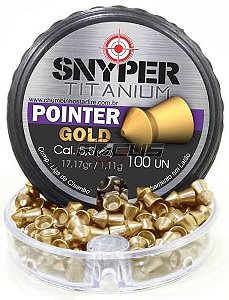 CHUMBINHO SNYPER POINTER GOLD 5.5MM C/100PC