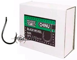 ANZOL MS CHINU BLACK NICKEL N° 6 C/100