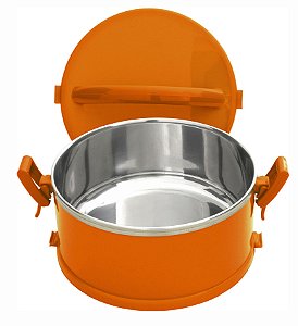 MARMITA TERMOPRÁTICA LARANJA