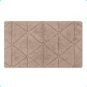 Tapete de Banho 1.800g Barcelona 60x100 100% Algodão Caqui - Naturalle