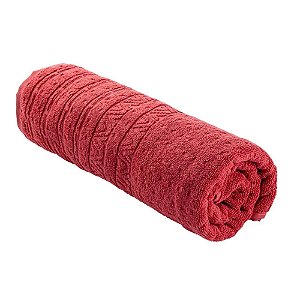 Toalha de Banho Avulsa Algodão Vinho Matrix 70x140cm Camesa