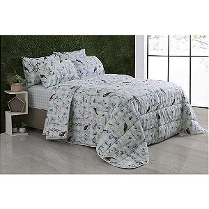 Jogo de Cama Queen 4 Peças 180 Fios Malta Sonhare Prata Sultan