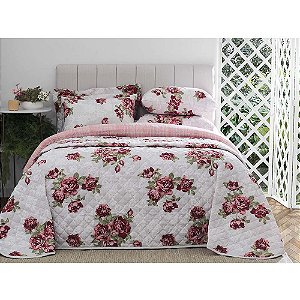 Jogo de Cama Duplo Casal 140 Fios Lia Realce Premium Sultan