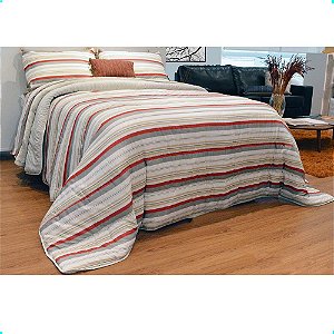 Jogo De Cama Queen Duplo 4 peças Camburi 250x240cm 140 Fios Realce Premium