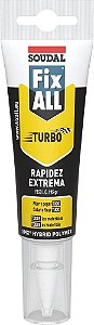 Silicone Fix All Turbo de 195gr/125ml Soudal