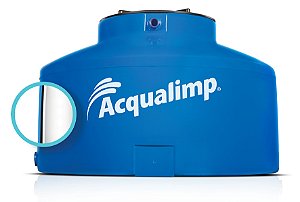 Caixa D'Água Água Protegida 1.500L Azul Acqualimp
