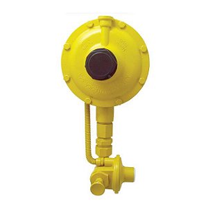 Regulador de Gás Industrial 50kg/h Amarelo DSA 76510 Aliança