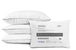 Travesseiro Cotton Plus Suporte Firme 50x70cm Camesa Camesa