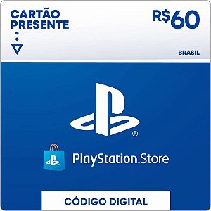 Card Psn R$ 60 - Playstation Network - Brasil