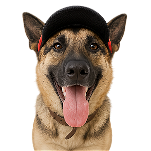 Boné para Cachorros e Gatos | Proteção Solar com Estilo e Conforto - Vermelho