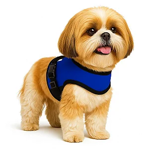 Coleira Peitoral Antipuxão Ergonômica com Guia para Cachorro