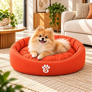 Cama Impermeável para Cachorro AcquaComfort Coral – Skapetshop®