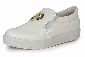 Tênis Slip On Casual Bc Rugo Branco