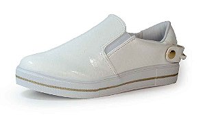 Tênis Slip On Corrente Supremo Branco