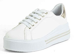 Tênis Flatform Casual Bc New Mestiço Branco