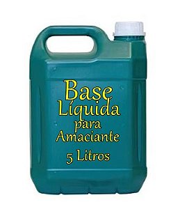 Base Líquida para Amaciante 5 Lts faz 1000 litros