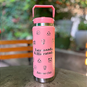 Garrafa Térmica Alcinha 2.0 Rosa -  900ML