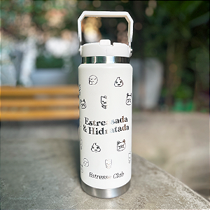 Garrafa Térmica Alcinha 2.0 Branca - 900ML