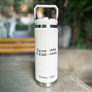 Garrafa Térmica Alcinha 2.0 - 900ML Clean - Branca