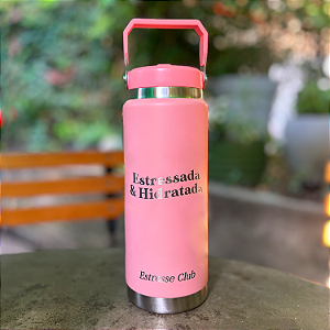 Garrafa Térmica Alcinha 2.0 - 900ML Clean - Rosa