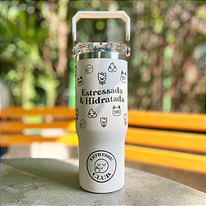 Garrafa Térmica Alcinha 900ML - Branca