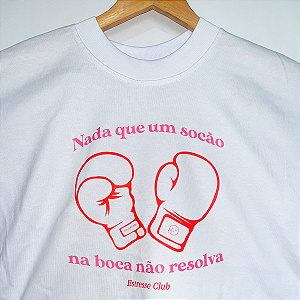 Camiseta Socão na Boca - Branca