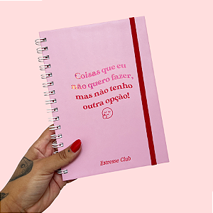 Caderno Coisas que não quero fazer - Sem Pauta