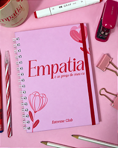 Caderno Empatia é as prega do meu cu