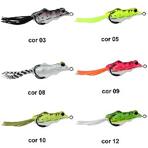 Isca Artificial Top Frog Albatroz Fishing (Cores)