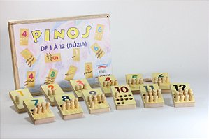 Pinos de 1 á 12 (Dúzia)