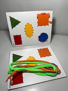 ALINHAVO - FIGURAS GEOMÉTRICAS