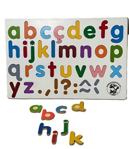 QUEBRA-CABEÇA ALFABETO MINÚSCULO