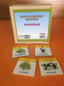 Jogo de Memória Educativo Numerais
