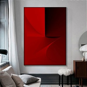 Quadro Decorativo Série Detalhes Em Vermelho. Artista: Glória Rimes