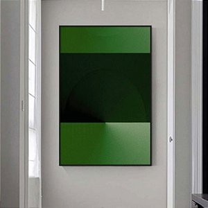 Quadro Decorativo Série Olhar Verde. Artista: Glória Rimes